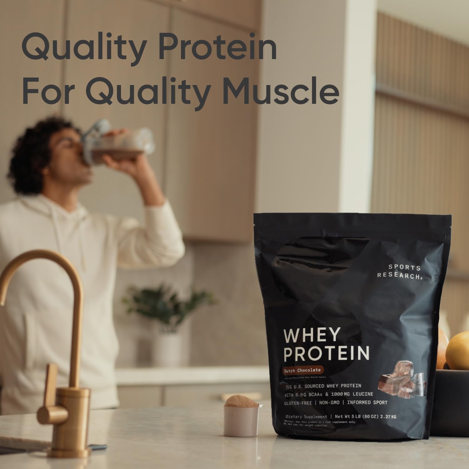Sports Research Whey Protein - Sports Nutrition Whey Isolate Protein Powder Sports Research Au supplements