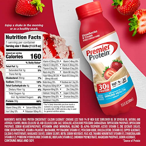 Premier Liquid Protein Shake -24 Vitamins & Minerals/Nutrients to Support Immune Health Premier Protein Au supplements