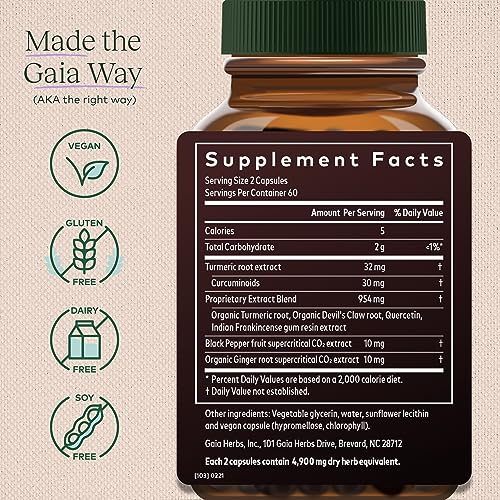 Gaia Herbs Turmeric Supreme Joint Health - Joint Support Supplement Gaia Herbs Au supplements
