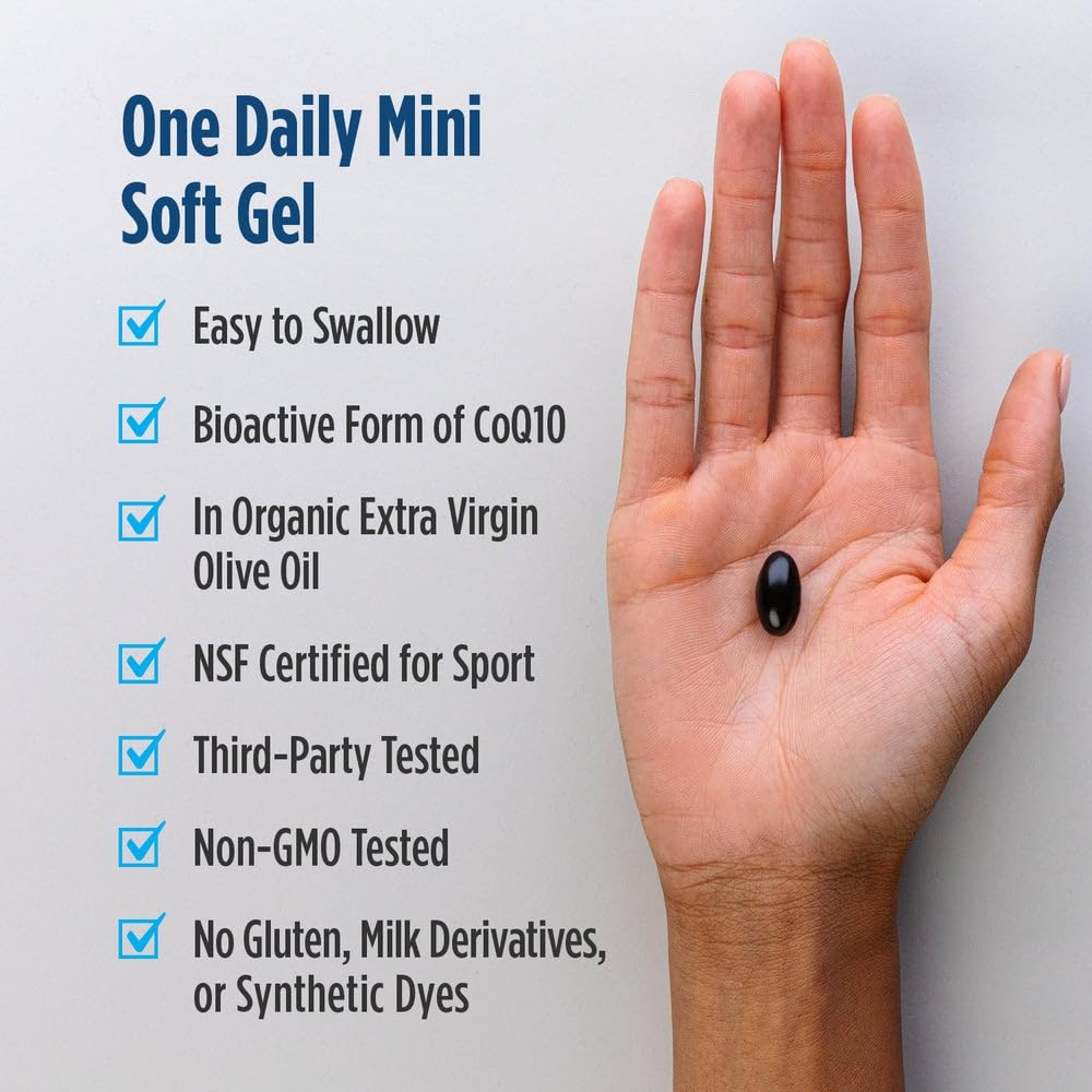 Nordic Naturals Nordic CoQ10 Ubiquinol Sport - 60 Mini Soft Gels - 100 mg Ubiquinol - Heart Health, Physical Performance, Cellular Energy Production - Non-GMO - 60 Servings Nordic Naturals Au supplements