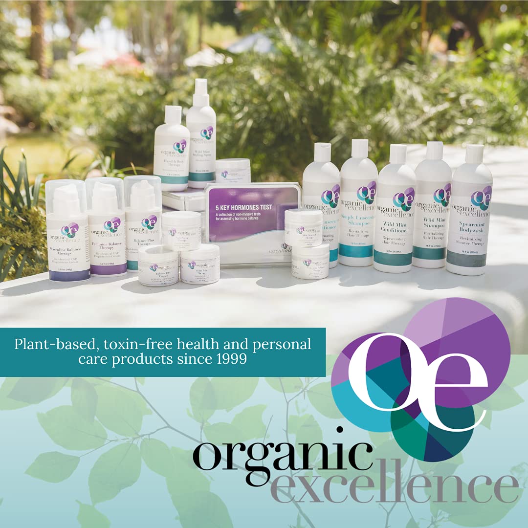 Organic Excellence Balance Plus Therapy - USP Bioidentical Organic Progesterone Cream for Women - with Phytoestrogens - for Menopause Relief and Natural Hormone Balance, 3.3 fl oz (100g) Organic Excellence Au supplements