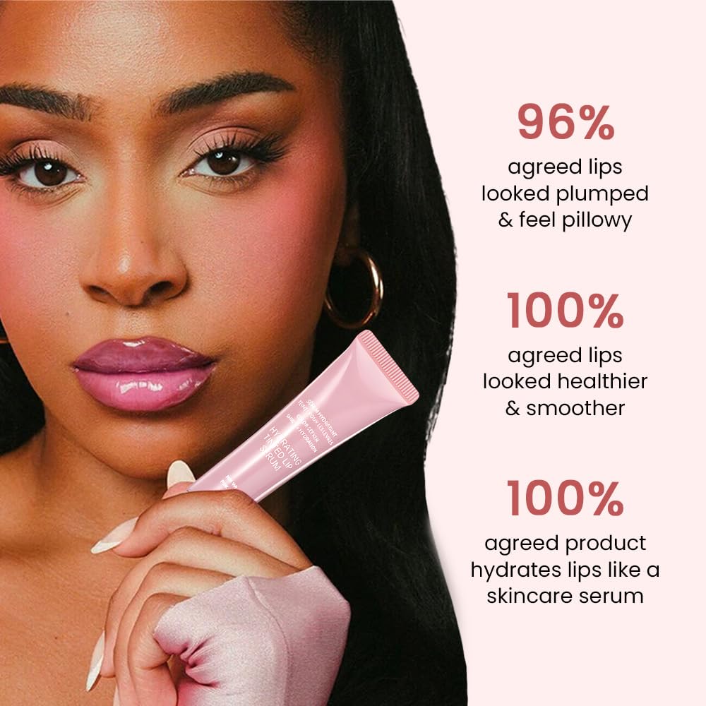 FeiCuiYun Lip Tinted Glowy Balm Hydrating Tinted Lip Serum Lip Gloss, Ultra-Hydrating Natural Vegan Lip Balm, Sheer-Tinted Shine & Hydration, Soothes & Softens Dry Lips Skincare (Light Pink) FeiCuiYun Au supplements