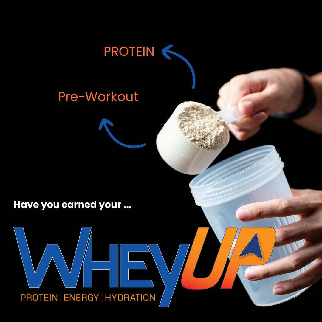 WheyUP Clear Whey Isolate Protein Powder, Blue Raspberry - 150mg Caffeine - 20 Servings WheyUP Au supplements