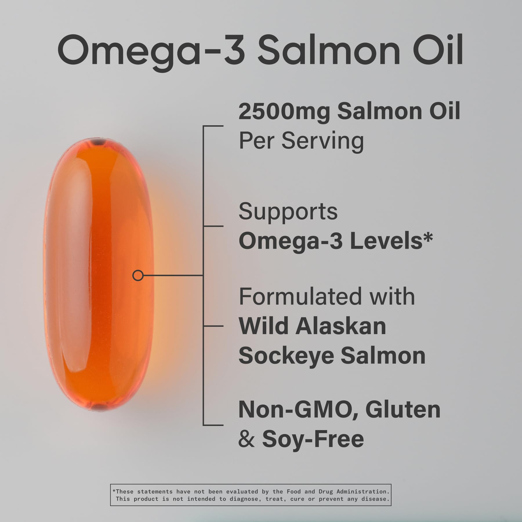 Sports Research® Salmon Oil - Single-Source Wild Alaskan Sockeye | 2500 mg per Serving w/EPA & DHA Fatty Acids | MSC Certified - 180 Count Softgels Sports Research Au supplements