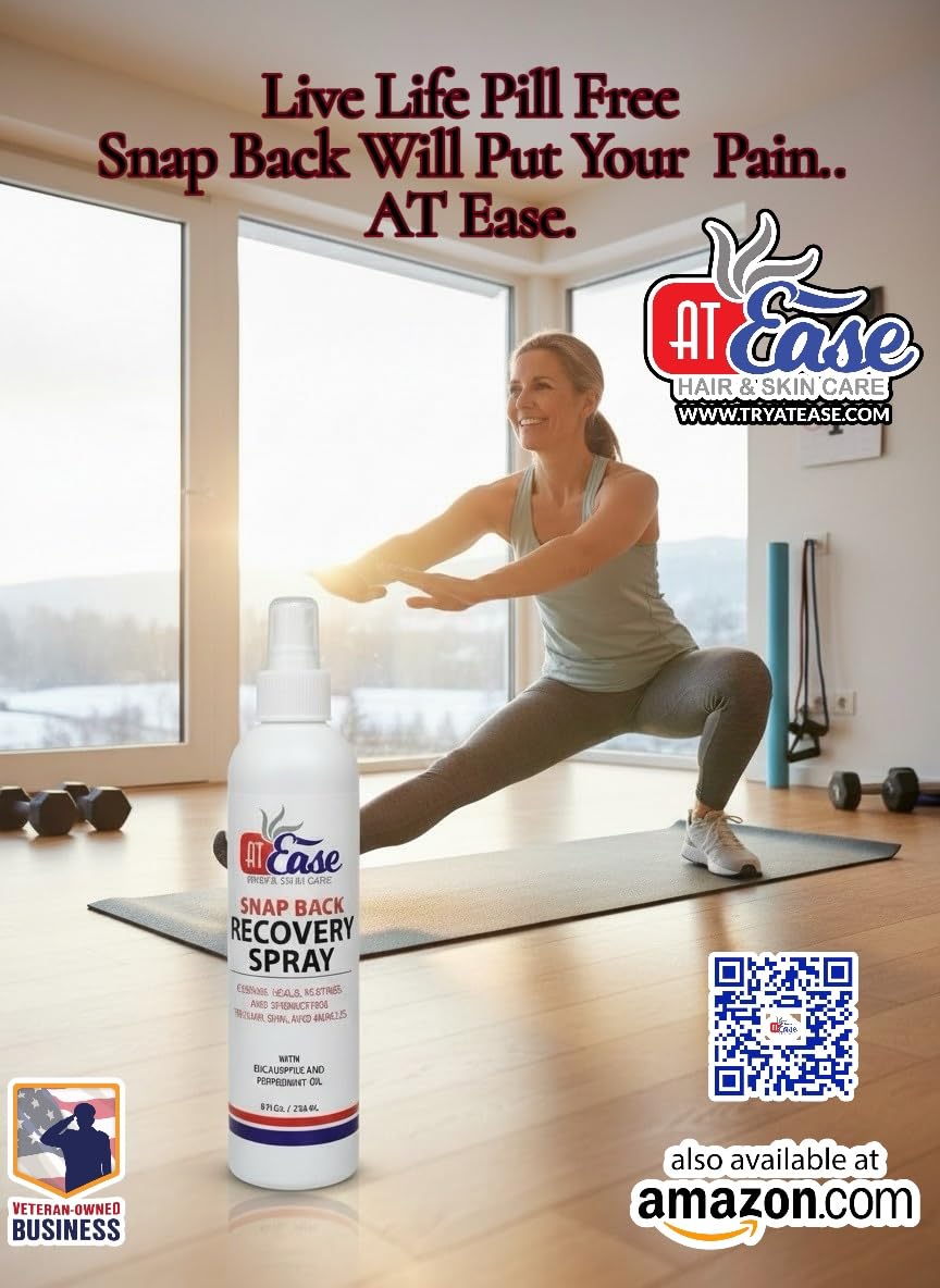 AT Ease Snap Back Recovery Muscle Spray AT Ease Au supplements
