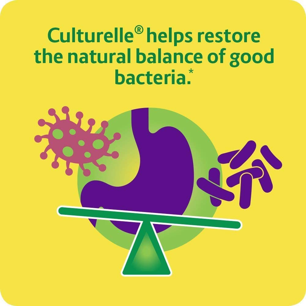 Culturelle Digestive Health Daily Probiotic Chewables, Probiotic For Men and Women, Most Clinically Studied Probiotic Strain, 10 Billion CFUs, Supports Occasional Diarrhea, Gas & Bloating, 24 Count Culturelle Au supplements