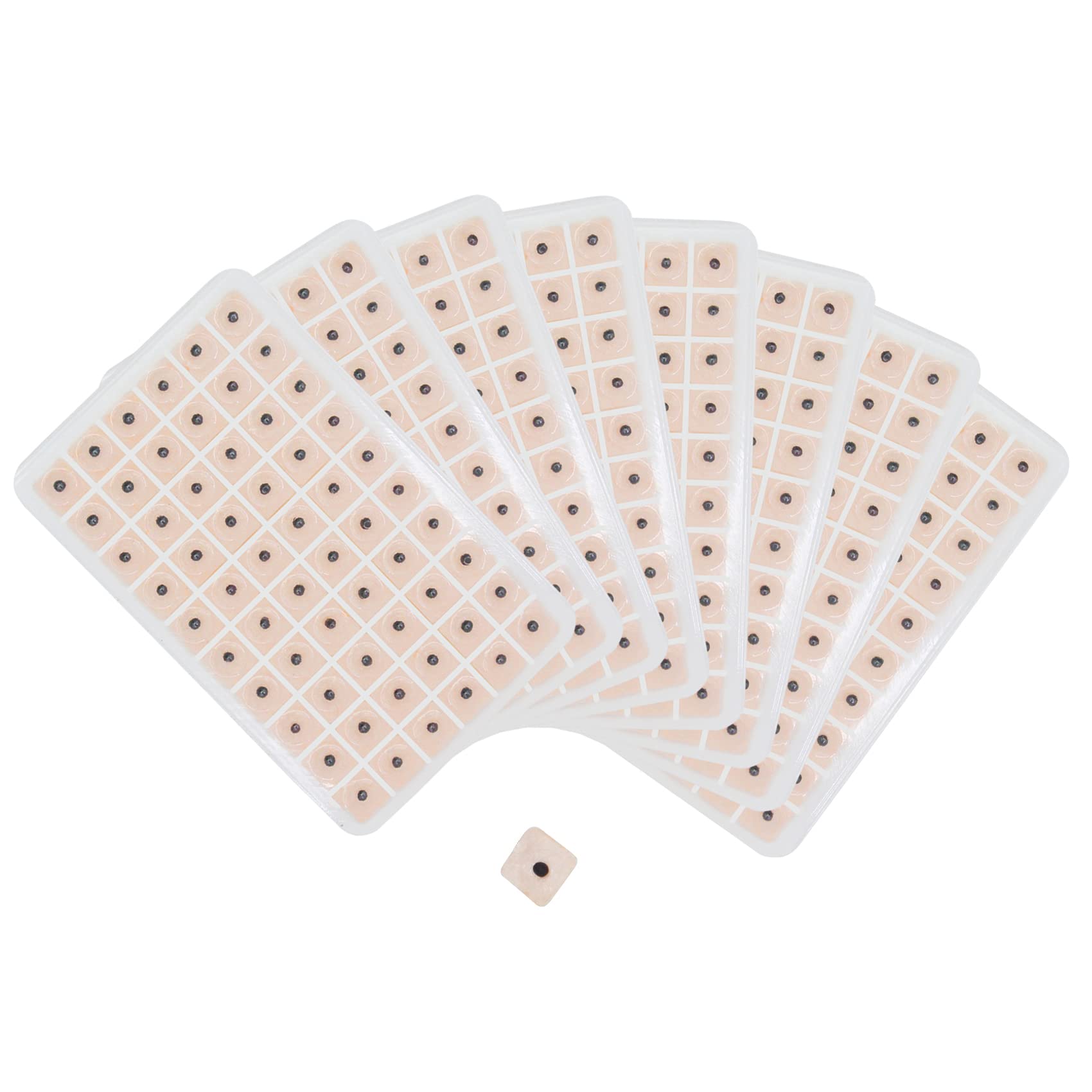Ear Seeds Auricular Sticker kit,Acupuncture Kit Acupressure with Ears Seed 420 Pcs, Ear Chart, Tweezer Hedigon Au supplements