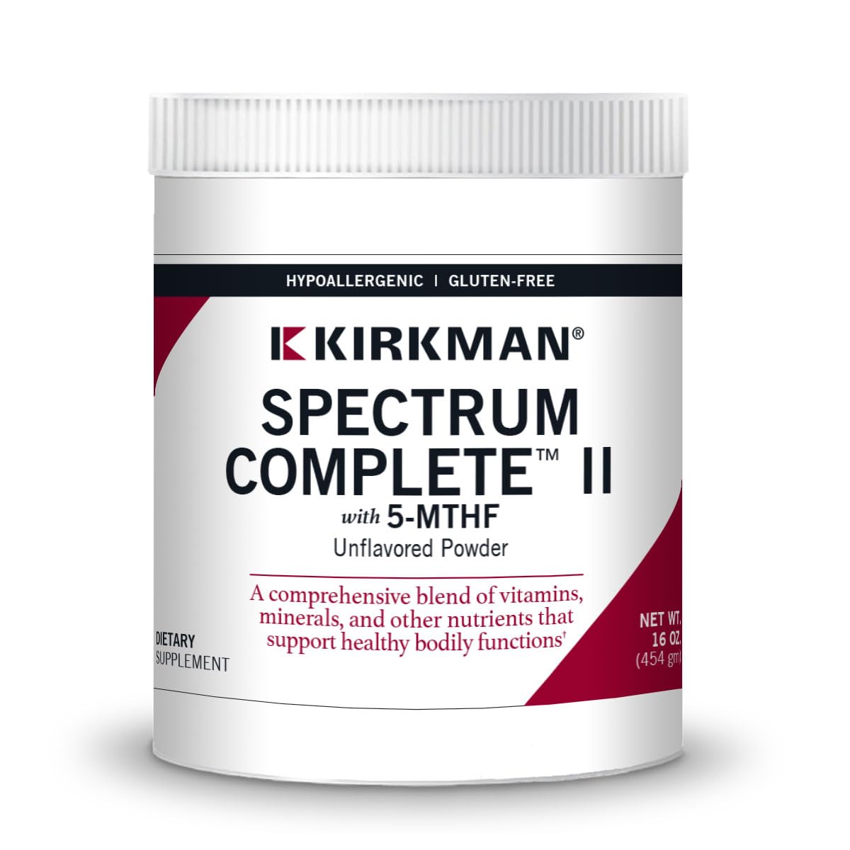 Kirkman Spectrum Complete II Powder - Hypoallergenic - 454 gm/16 oz Kirkman Au supplements
