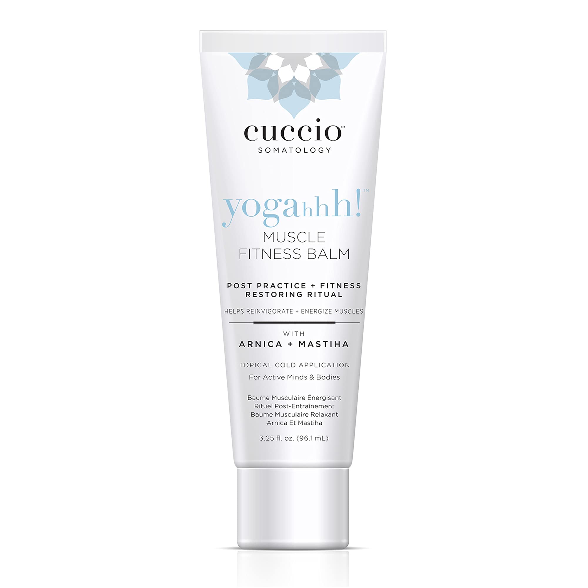 Cuccio Somatology Yogahhh Muscle Balm - Offers Soothing and Cooling Relief - Lightweight and Non Oily Finish - Helps Revitalize and Energize Muscles Post Rigorous Exercise - Paraben Free - 3.25 oz cuccio SOMATOLOGY Au supplements