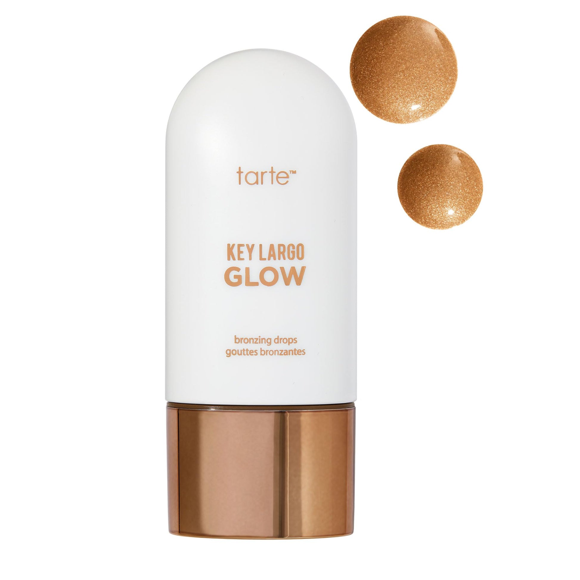 tarte key largo glow bronzing drops – Luminous Serum-Infused Liquid Bronzer with Vitamin E for Sun-Kissed Radiant Lightweight Hydration, Cruelty-Free, full size, bronze glow tarte Au supplements