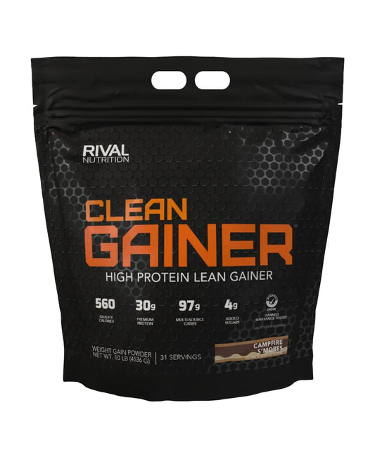 Rivalus Clean Gainer, S'Mores, 10 Pound RivalusAU supplements