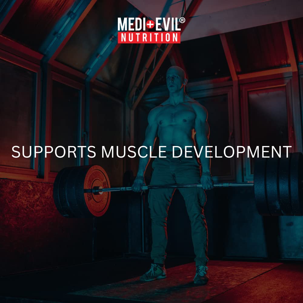 Medi-Evil Nutrition Whey Dynamic Protein, White Chocolate Flavour, 600g, 20 Servings Medi-Evil Au supplements