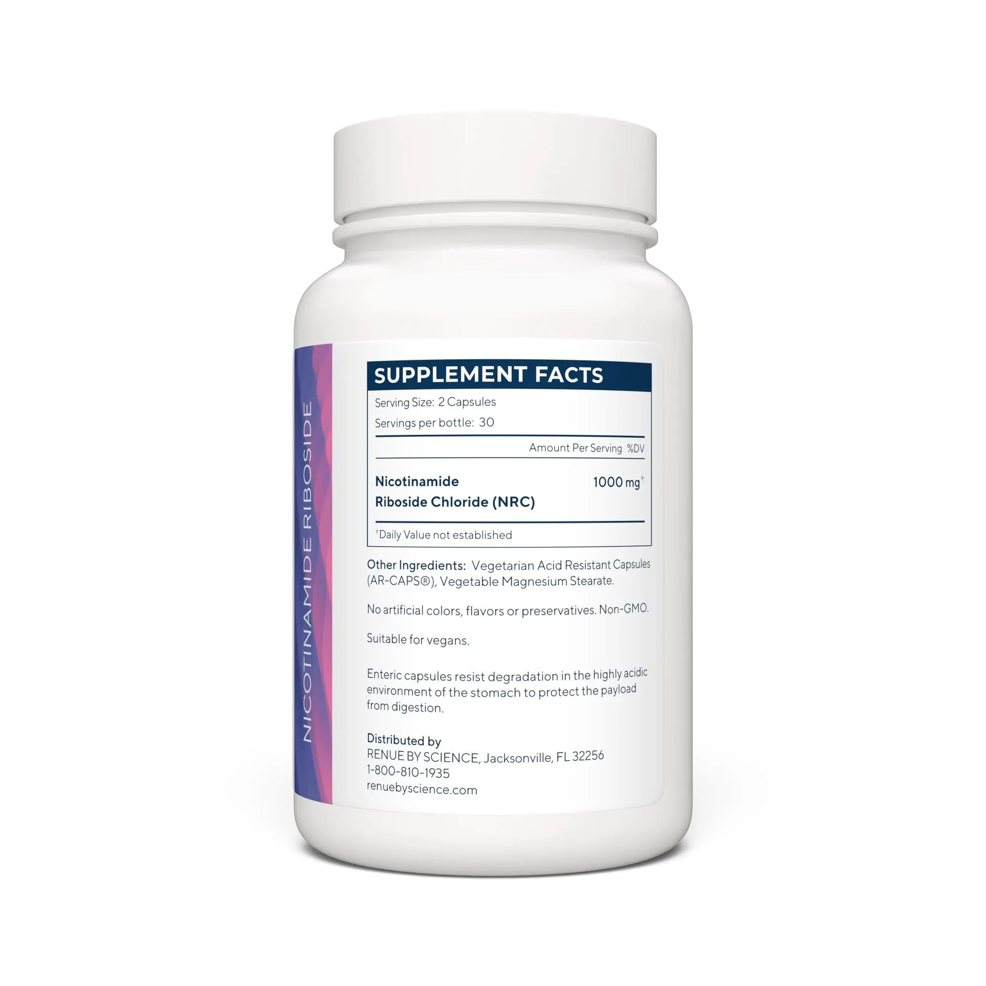 RENUE by Science Nicotinamide Riboside | High Strength NAD Supplement | 60 Nicotinamide Enteric-Coated Capsules - 1000mg Nicotinamide Riboside per Serving | Manufactured in The USA Third-Party Tested Renue By Science Au supplements