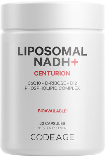 Codeage Liposomal NADH+ Supplement - CoQ10 - Vitamin B12 - D-Ribose Bioenergy Codeage Au supplements