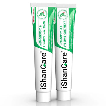 ishancare Hemorrhoid Cream, Hemorrhoid & Fissure Treatment Ointment Extra Strength, Relief Anal Pain, Itching, Bleeding, Swelling, Discomfort, Natural Herbs Fast Acting Ingredients, Contains Vitamin E ishancare Au supplements