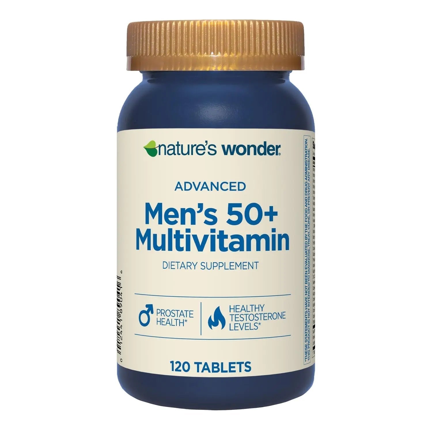 Nature's Wonder Advanced Men's 50+ Multivitamin/Multimineral Supplement with Vitamin D3 and B Vitamins 120 Tablets, 120 Day Supply Nature's Wonder Au supplements