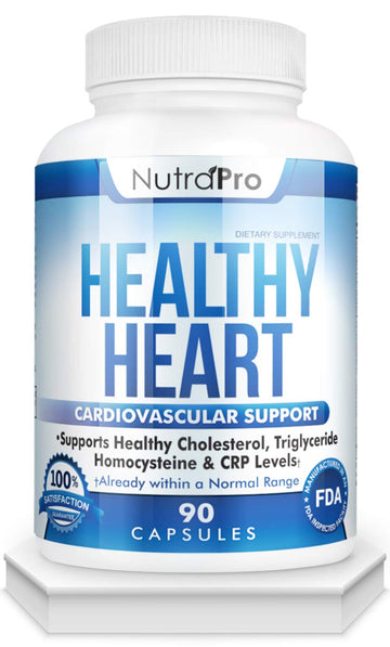 NutraPro Healthy Heart - Heart Health Supplements & Arteries Support .Healthy Cholesterol and Triglyceride. GMP Certified. NutraPro Au supplements