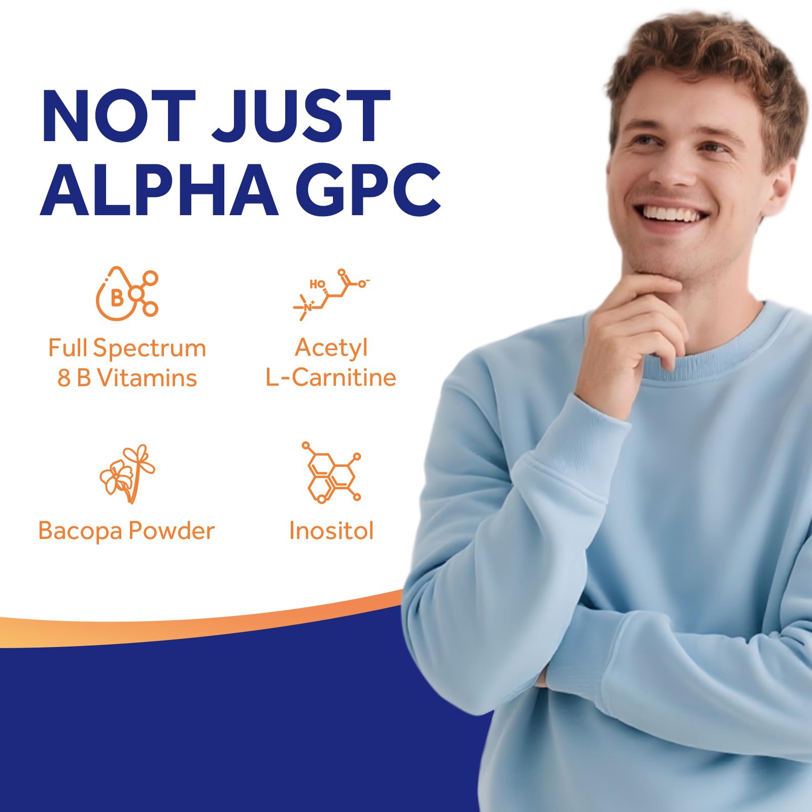 Doctor's Recipes Alpha GPC 300 mg Supplement, with 8 B Vitamins, Inositol, Acetyl L-Carnitine, Highly Bioavailable Source of Choline, 12-in-1 Cognitive Support for Women & Men, 60 Veggie Capsules Doctor's Recipes Au supplements