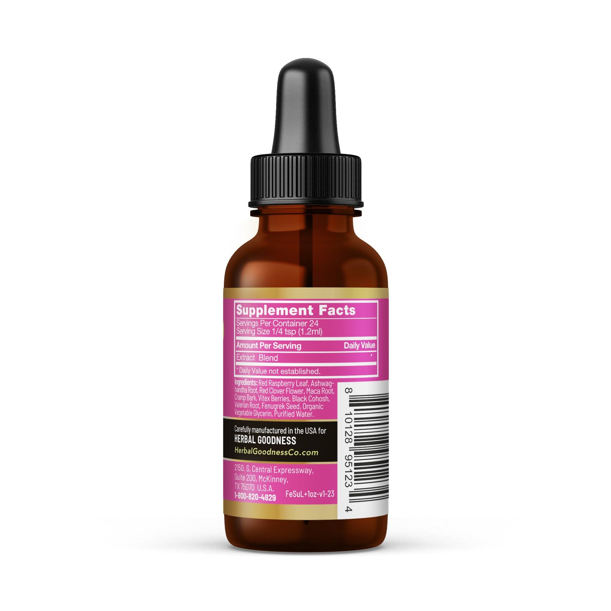 Herbal Goodness Female Support Supplement 1 Fl. oz – Natural Herbal Blend for Women’s Hormonal Health, Energy & Wellness – Adaptogenic Liquid Formula – Non-GMO, Gluten-Free – 1 Bottle Herbal Goodness Au supplements