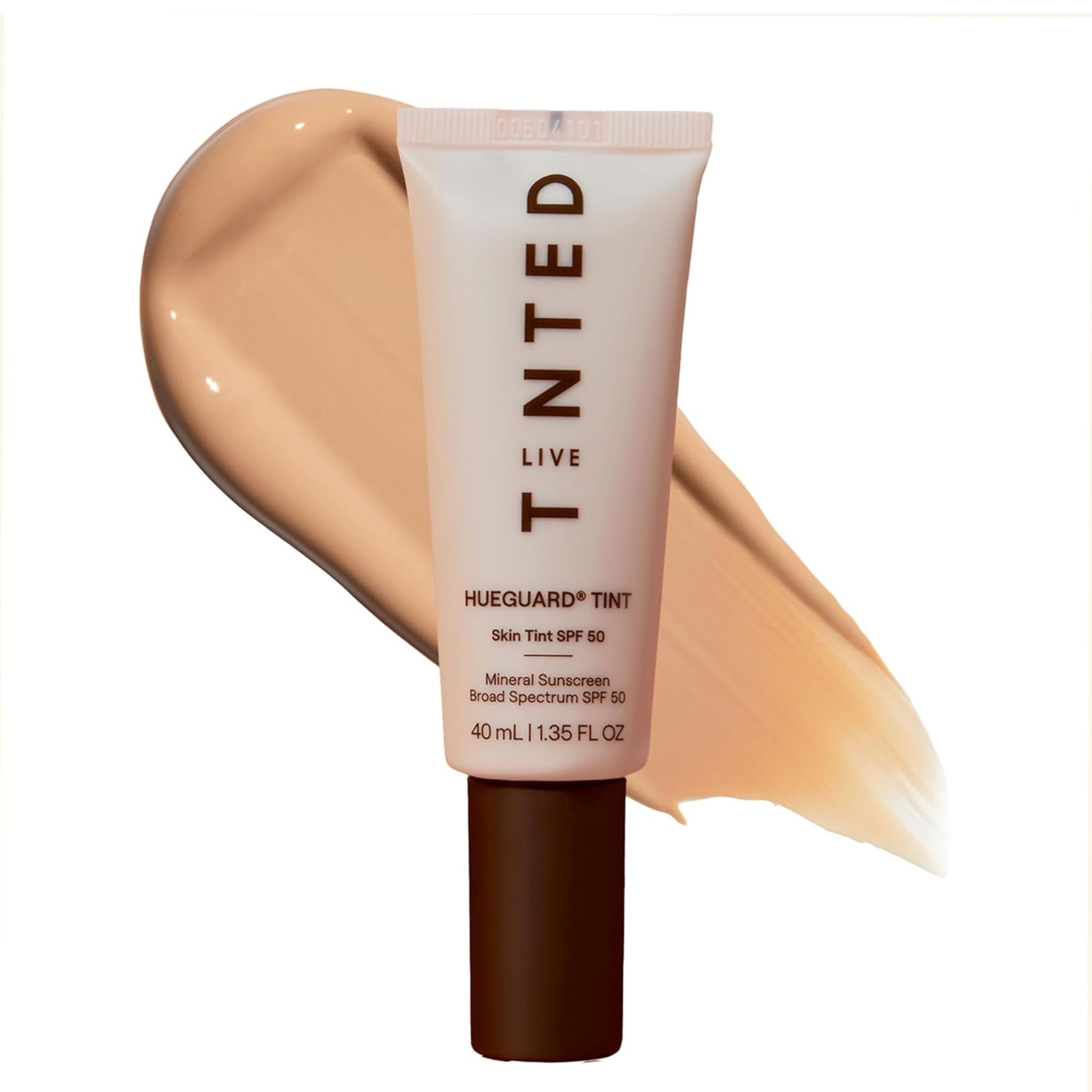 Live Tinted Hueguard Skin Tint SPF 50 - Tinted Mineral Sunscreen with Light-Medium Buildable Coverage With a Hydrating and Radiant Finish - Water and Sweat Resistant, 1.35 fl oz - Shade 10 Live Tinted Au supplements