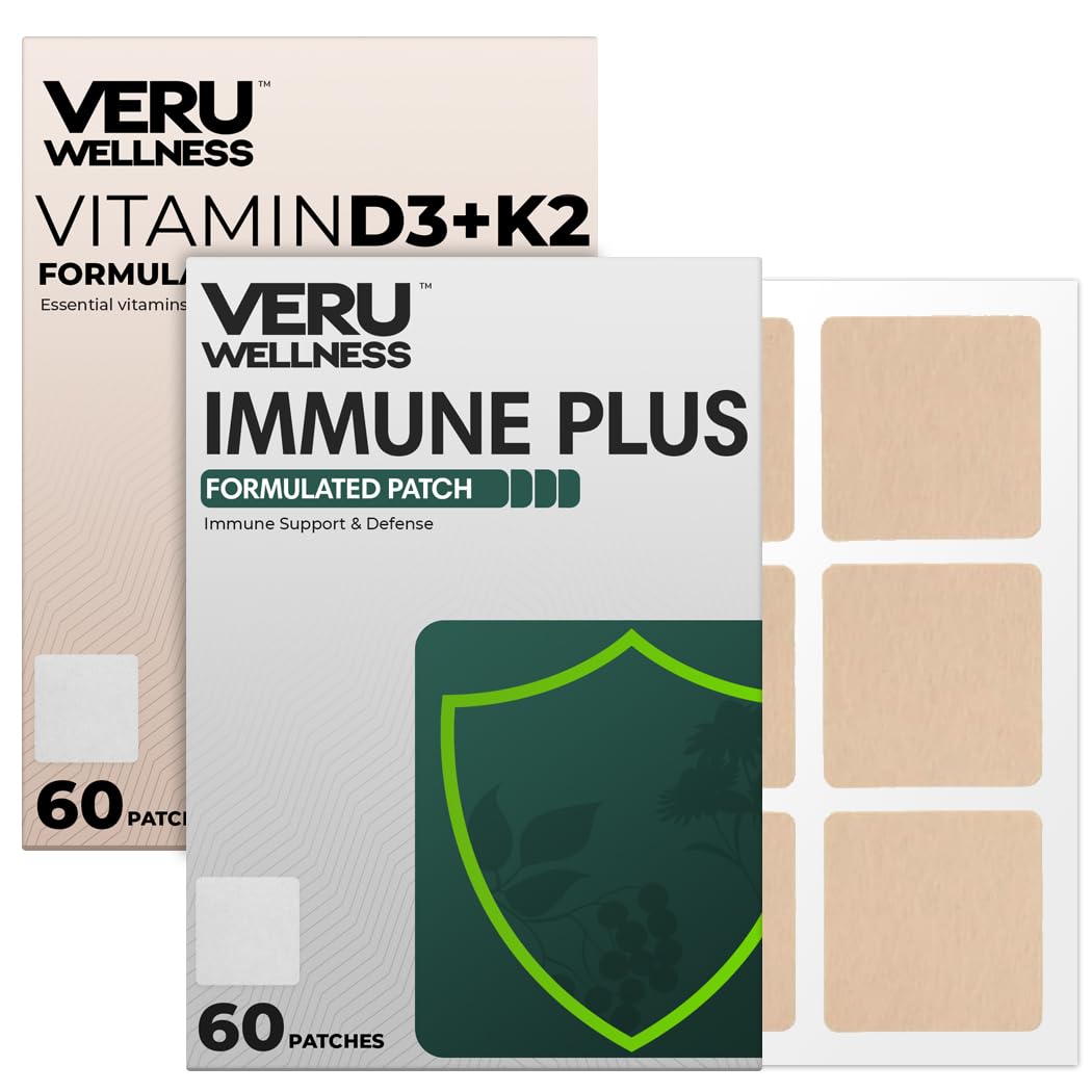 Veru Wellness Bariatric Immune, D3/K2 - Post Bariatric Gastric Bypass and Sleeve Gastrectomy - Non Ingest Patch (60 Days) Veru Wellness Au supplements