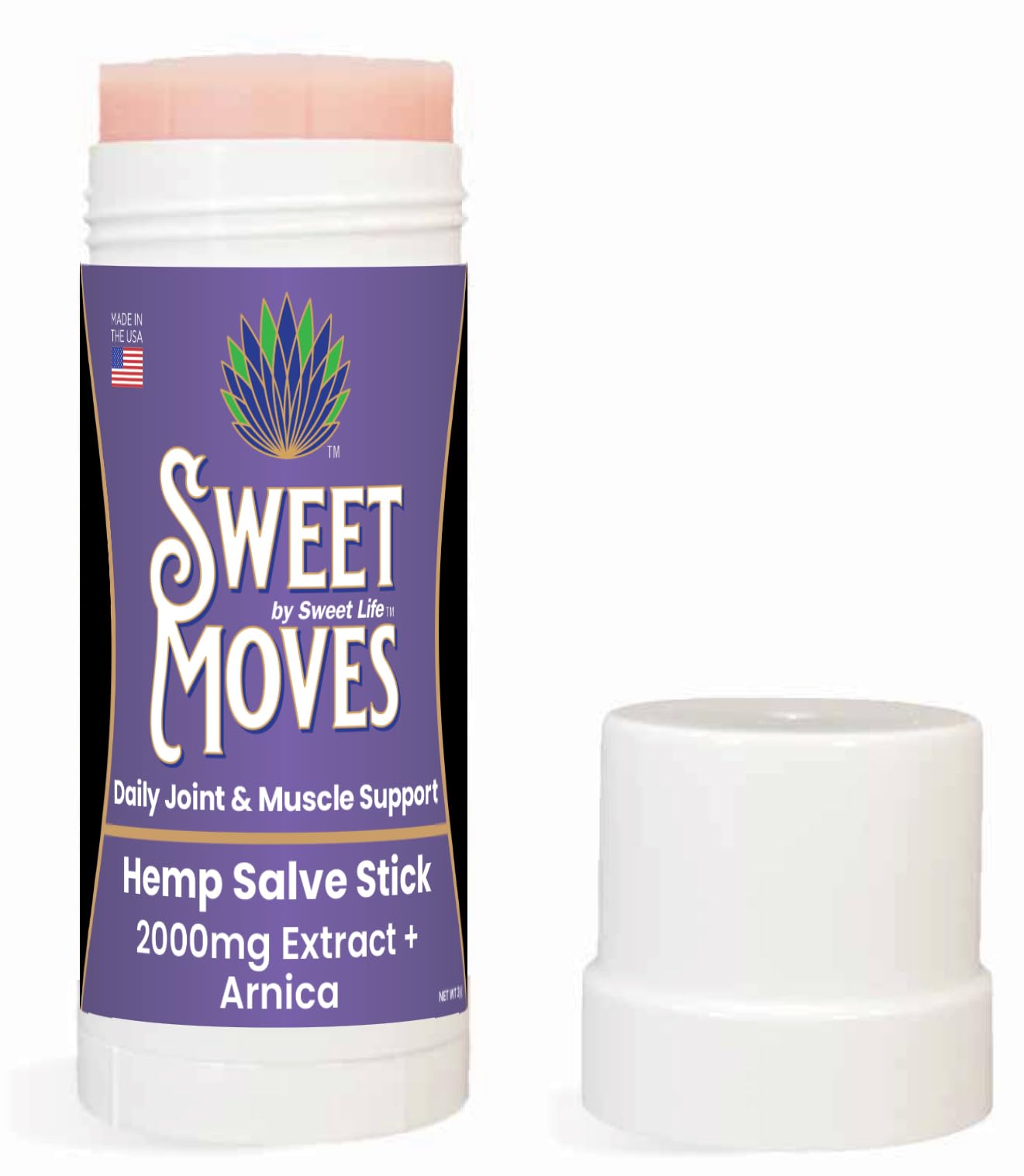 Sweet Life | Hemp Salve Stick | 2000mg | Small Business | Organic | Body Balm | Muscle Comfort Sweet Life Au supplements