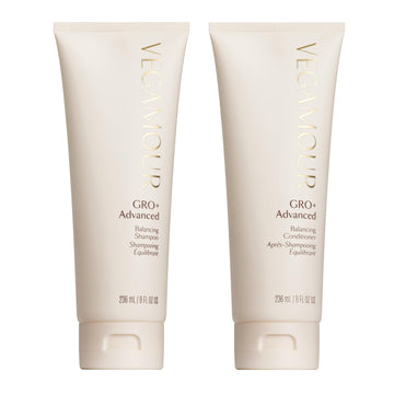 VEGAMOUR GRO+ Advanced Balancing Shampoo and Conditioner Kit | Removes Buildup, Hydrates the Scalp and Softens Strands | For Severe Signs of Thinning | Color Safe, Vegan, Cruelty-Free (8 Fl Oz each) VEGAMOUR Au supplements