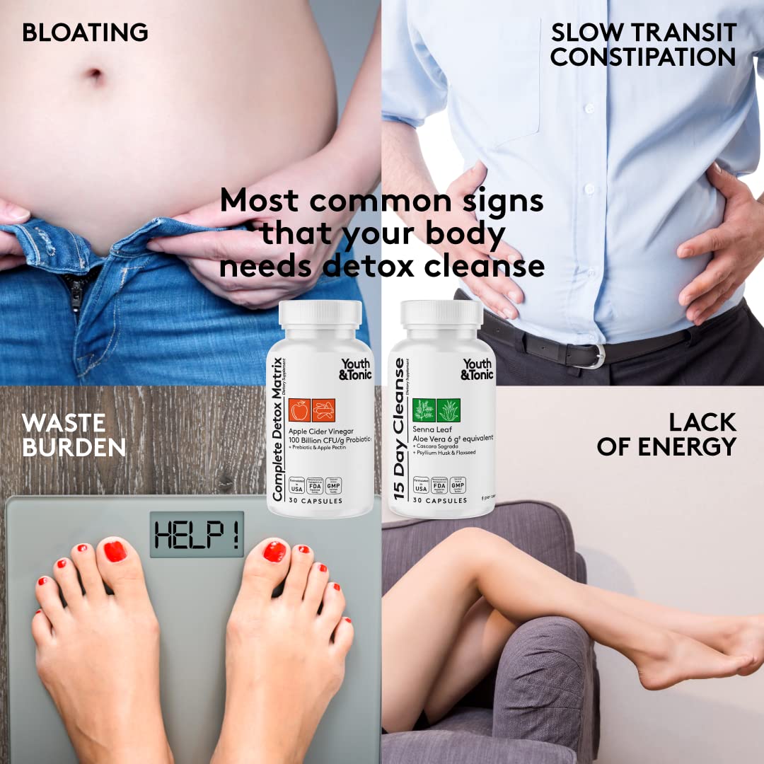 Youth & Tonic Bedtime Trim Detox Cleanse Kick Off Weight Management - 120 Pills Youth & Tonic Au supplements