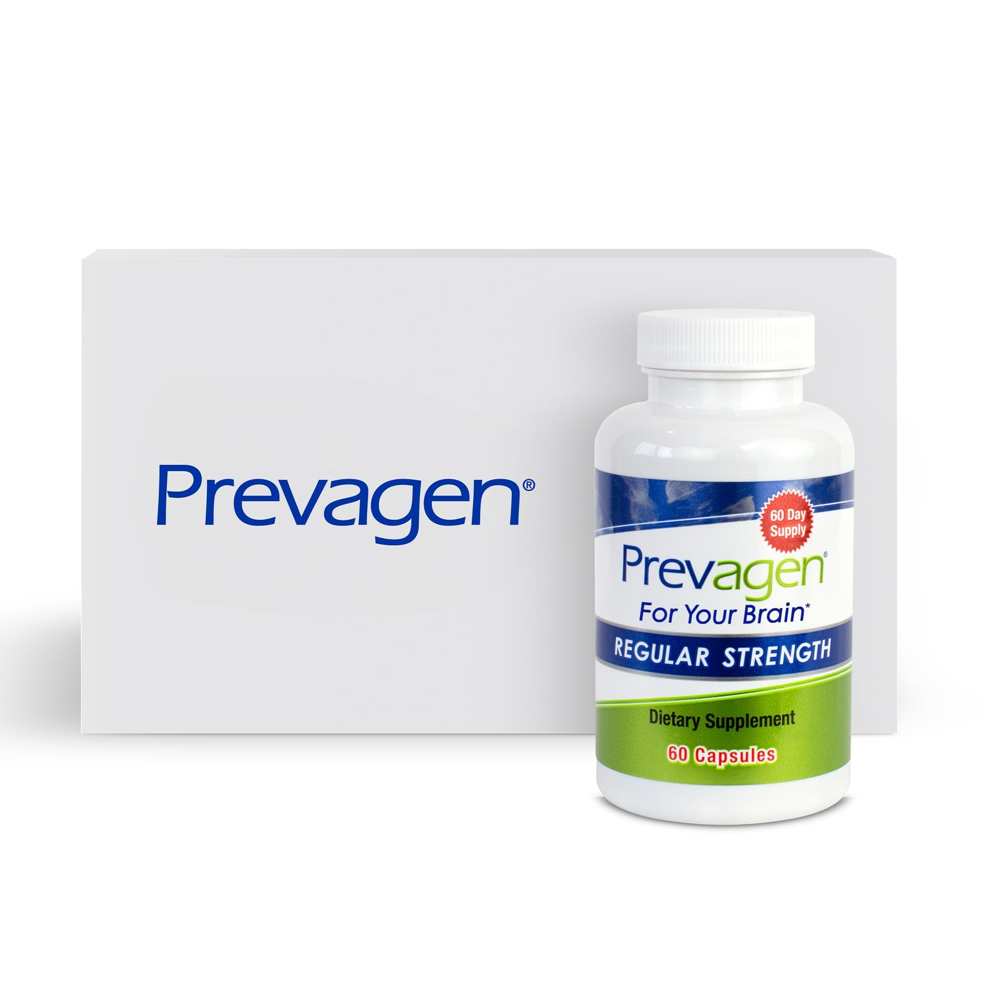 Prevagen Regular Strength - 60 Capsules (2 Month Supply) | Formulated for Your Brain | 10mg of Apoaequorin Plus Vitamin D3 Prevagen Au supplements