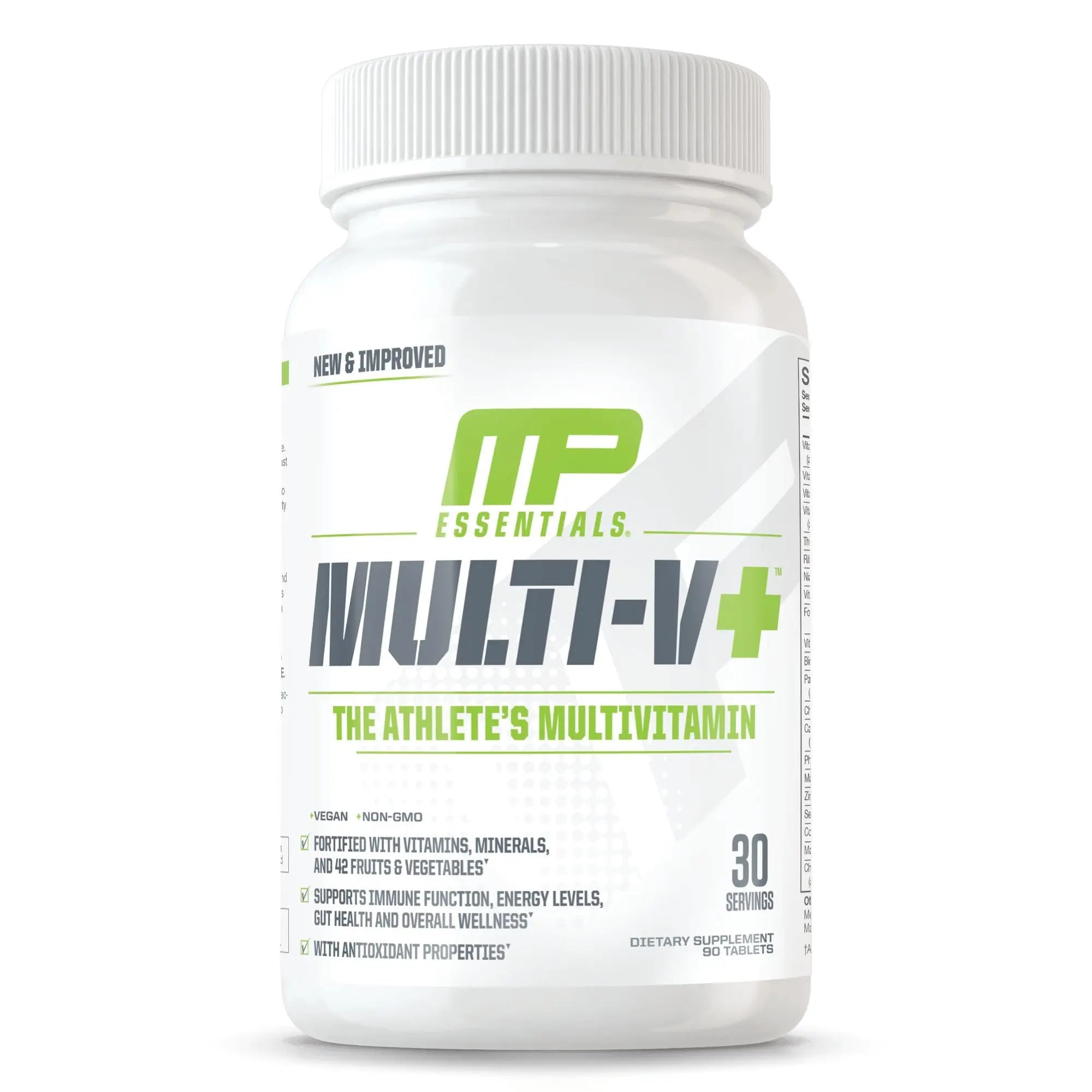 Muscle Pharm Essentials Multi-V+, The Athlete's Multi-Vitamin, Enhanced Energy, Performance & Immune Health, Daily Multivitamin for Men & Women Muscle Pharm Au supplements