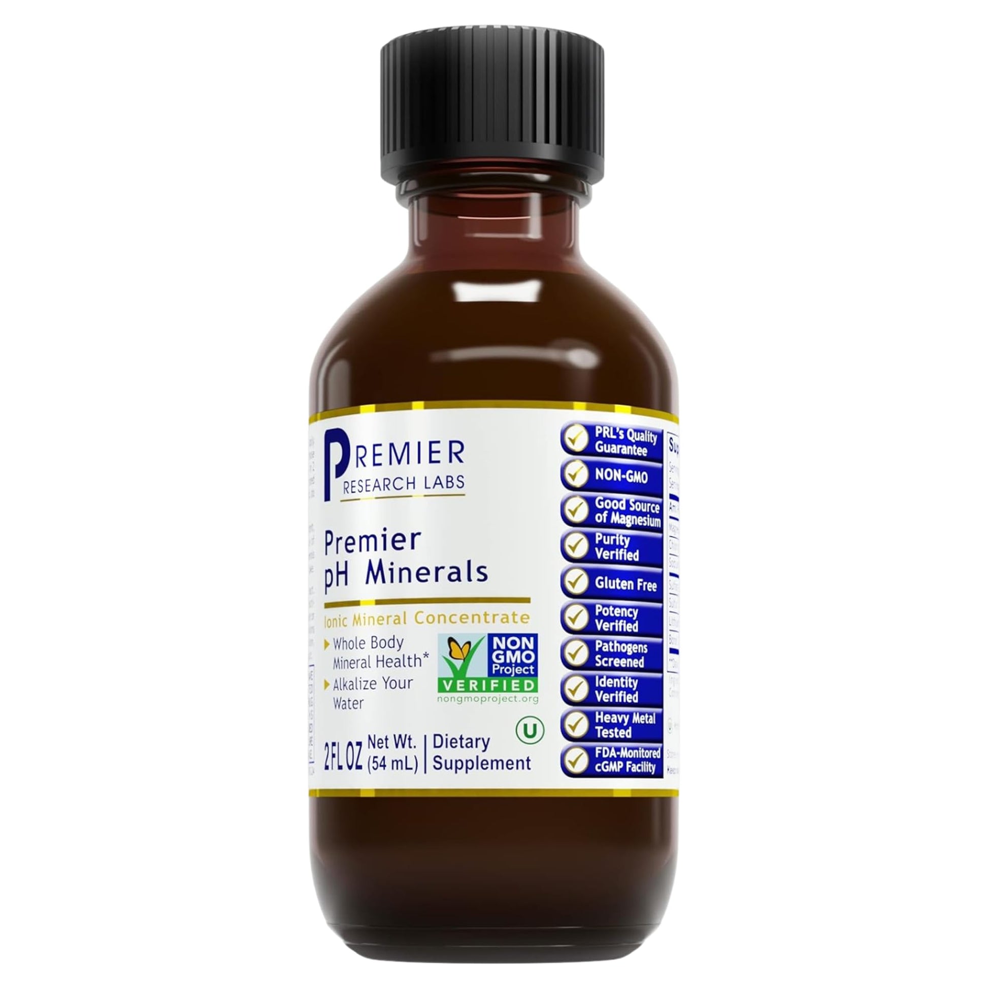 Premier Research Labs Premier Ph Minerals - Trace Minerals, Trace Mineral Drops, Minerals for Water, Magnesium Supplement for Distilled Water, Reverse Osmosis Water, Liquid Concentrate - 2 Fl Oz Premier Research Labs Au supplements