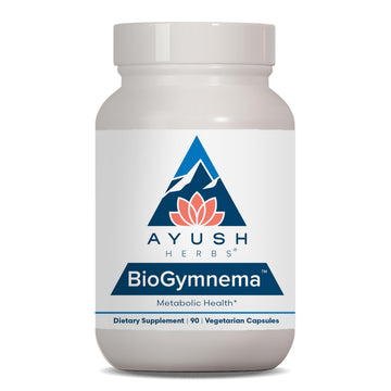Ayush Herbs BioGymnema - Metabolic Vitamin & Herb Blend, Metabolic Health Supplement for Women & Men with Biotin, Berberine, Bitter Melon & Gymnema, Nutrient Support - 90 Servings Ayush Herbs Au supplements