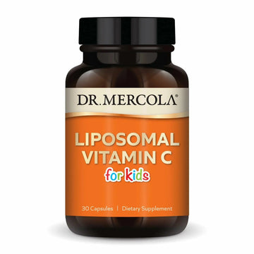 Dr. Mercola Liposomal Vitamin C for Kids - 125 mg Vitamin C - Supports Immune & Brain Function - Liposomal Delivery Dr. Mercola Au supplements