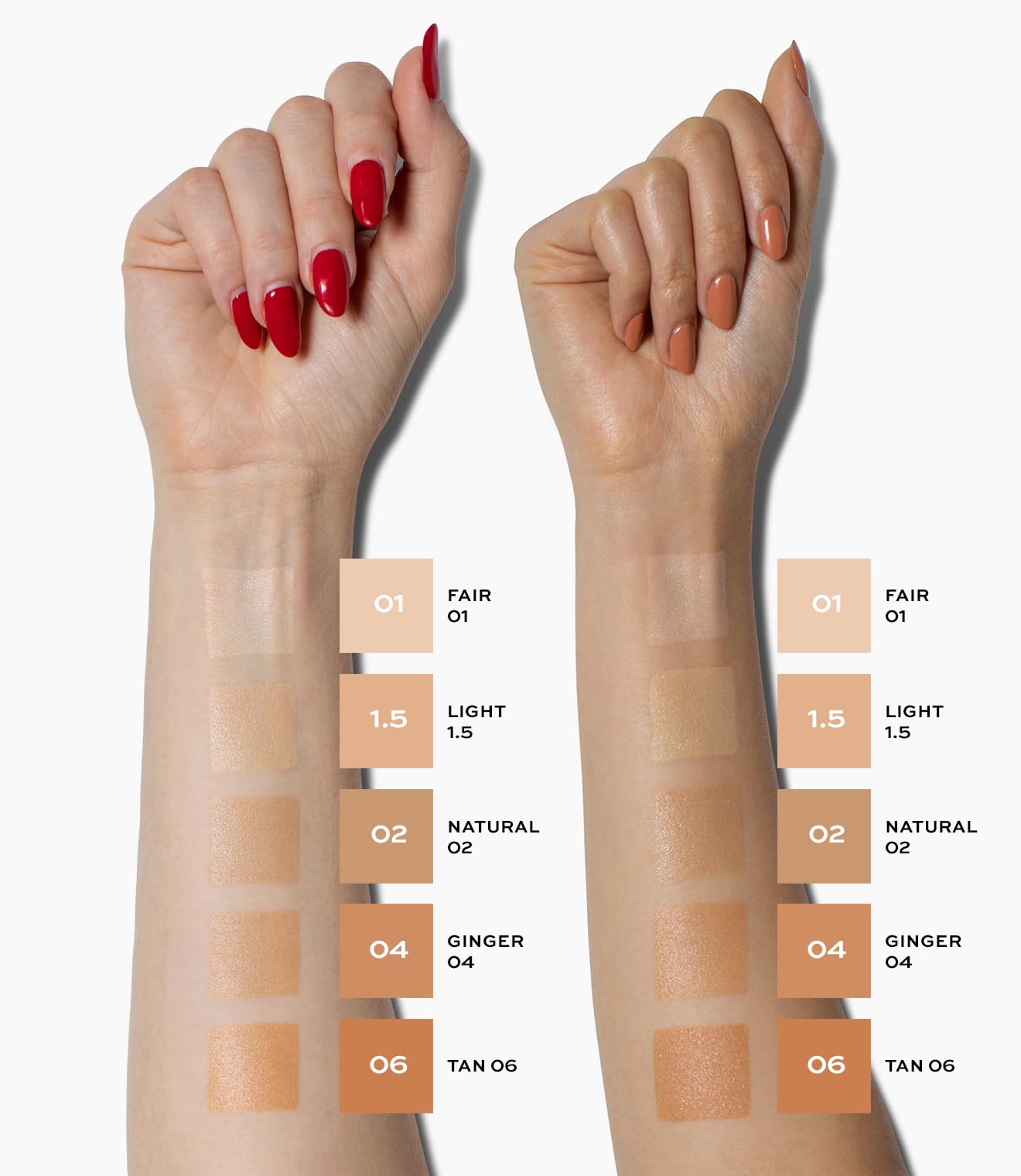 MAKE Beauty Diffusion Dew Skin Tint. Sheer to Medium Coverage Radiant Finish. Blurring, Smoothing, and Brightening for Glowing Complexion. Enhanced with Niacinamide and Adenosine. Tan 06 MAKE Au supplements