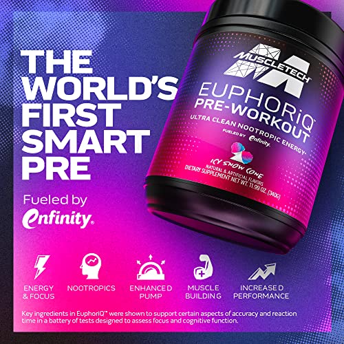 MuscleTech Pre Workout Powder EuphoriQ PreWorkout Smart Pre Workout Powder MuscleTech Au supplements