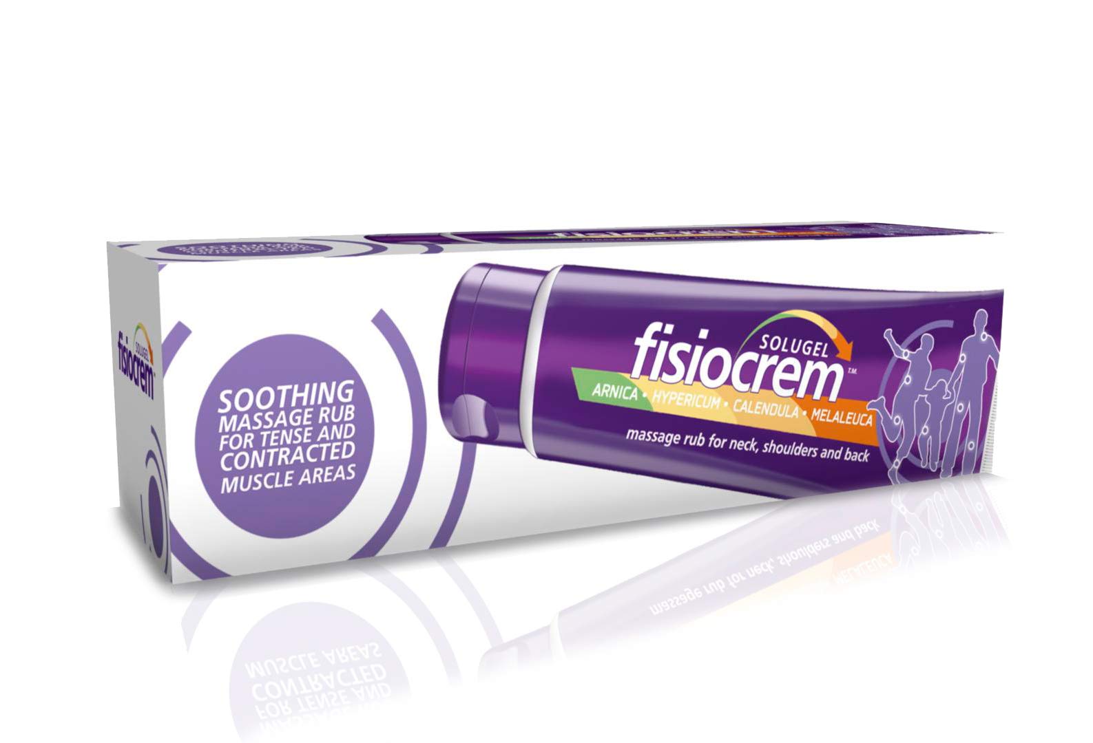 Fisiocrem Solugel Arnica Cream - Arnica Montana & Calendula Cream for Muscle Massage, Muscle Rub for Neck, Shoulders and Back - 250ml Fisiocrem Au supplements