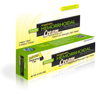 Natureplex Hemorrhoidal Cream 0.9 oz – Phenylephrine 0.25% & Pramoxine 1% Anesthetic Blend to Help Relieve Itching, Burning & Soreness - Made in USA Natureplex Au supplements