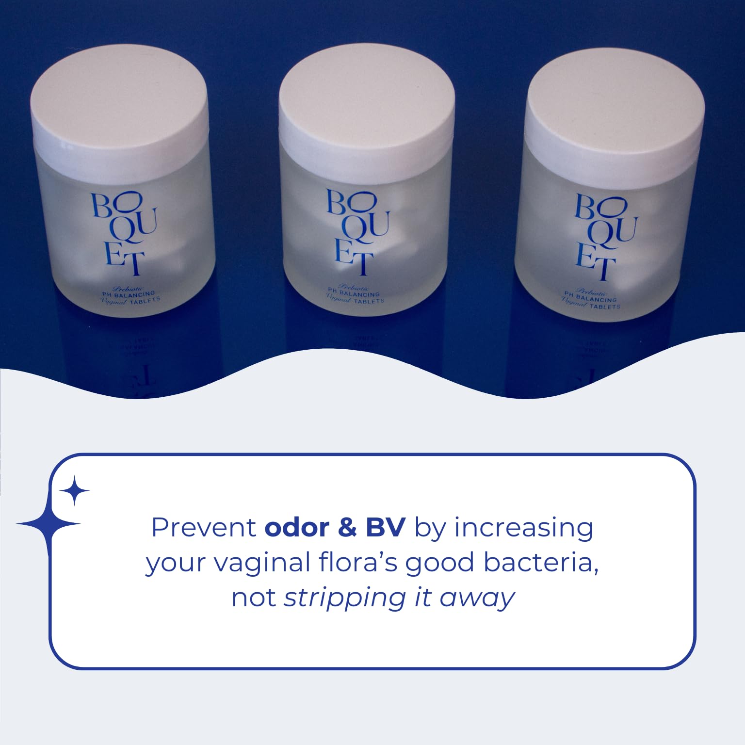 Boquet Vaginal Prebiotic Suppository- Relieve Odor, Prevent Bacterial Vaginosis, Balance pH Boquet Au supplements