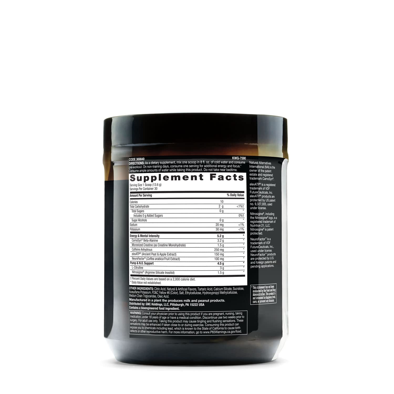 BEYOND RAW LIT | Clinically Dosed Pre-Workout Powder | Contains Caffeine BEYOND RAW Au supplements