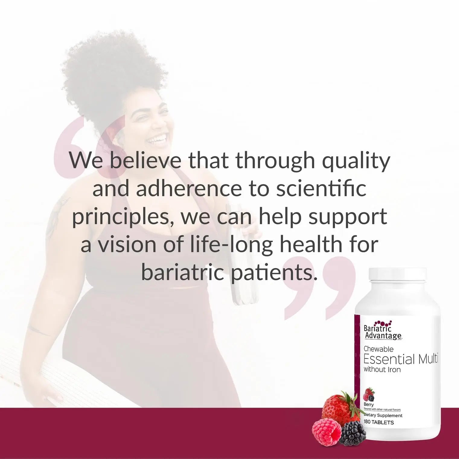 Bariatric Advantage Chewable Essential Multivitamin Without Iron - 200 DV of Key Nutrients - Trace Mineral Support Bariatric Advantage Au supplements