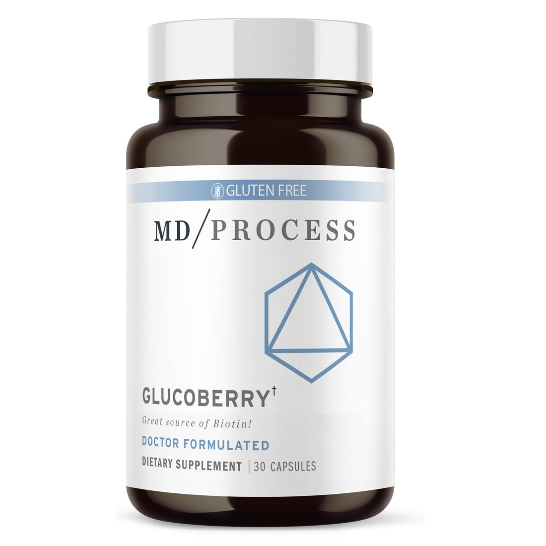 MD Process GlucoBerry Maqui Berry Extract with Chromium Picolinate for Blood Health Support - with Biotin and Gymnema Sylvestre - Doctor Formulated - 30 Capsules MD Process Au supplements