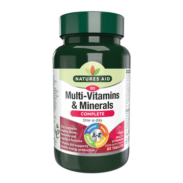 Natures Aid Multivitamins and Minerals, 90 Count (Pack of 1), (Packing may vary) natures aid Au supplements