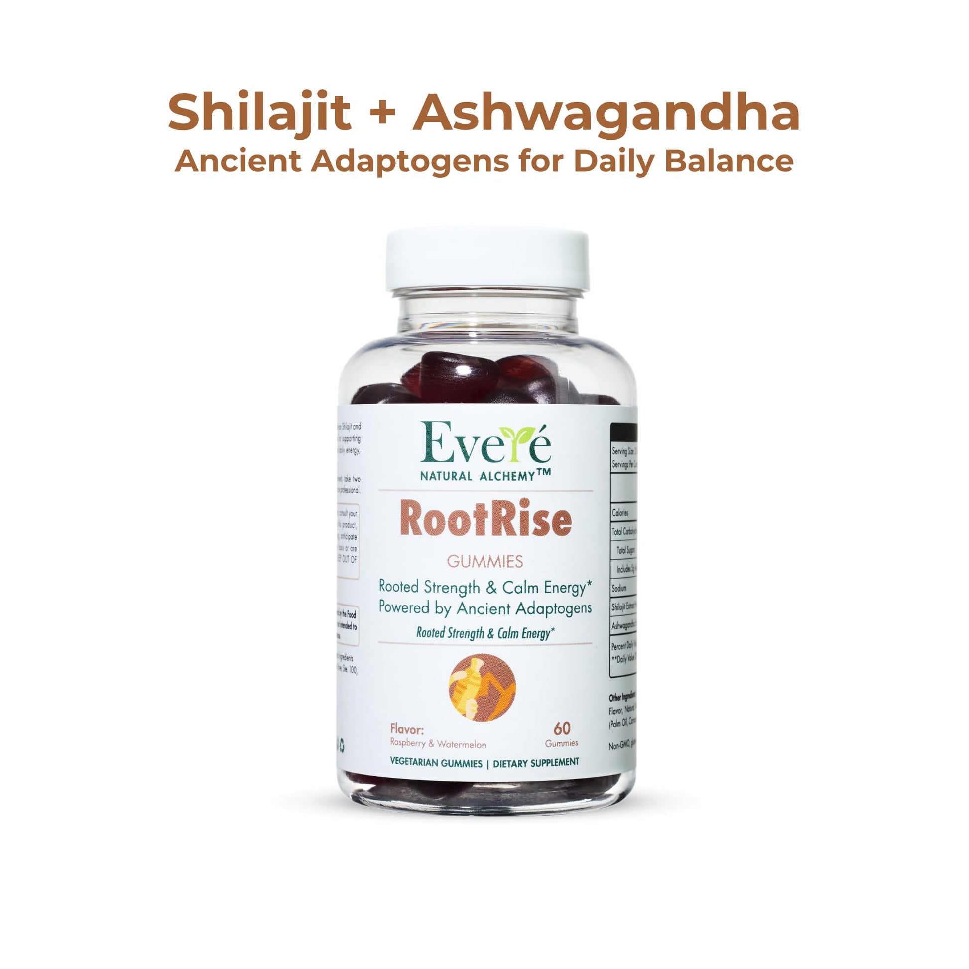 The EverÉ Natural Alchemy Evere RootRise Gummies - Shilajit + Ashwagandha Gummies The EverÉ Natural Alchemy Au supplements