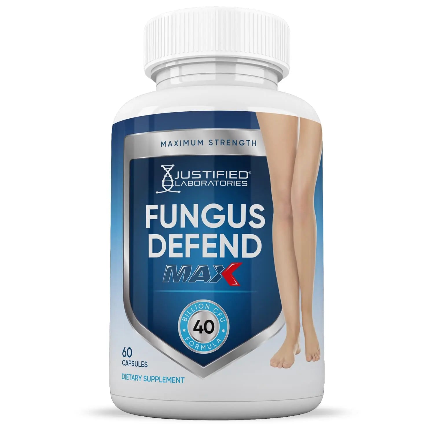 Justified Laboratories (3 Pack) Fungus Defend Max Pills 40 Billion CFU Probiotic 180 Capsules Justified Laboratories Au supplements