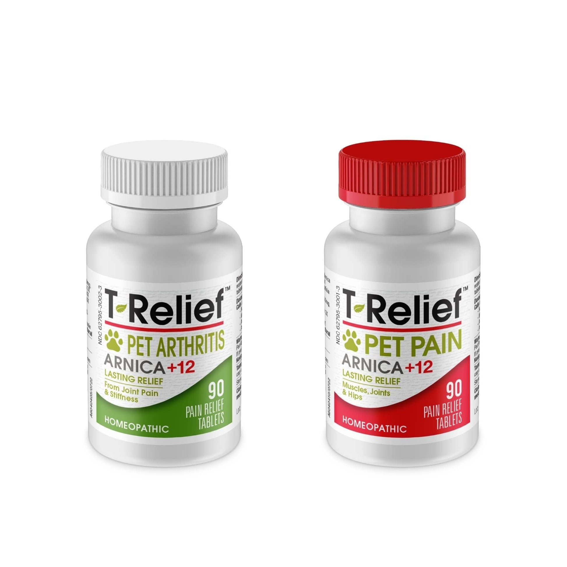 MediNatura Plant-Powered Pet Pain Relief Bundle T-Relief Pet Pain Tablets (90) + T-Relief Pet Arthritis (90) 12 Plant-Based Homeopathic Pain Relievers with Arnica - Support for Muscles, Joints + HIPS MediNatura Au supplements