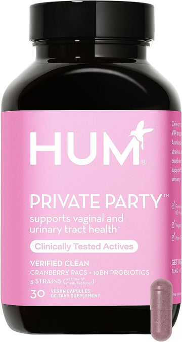 HUM Private Party Pills - Vaginal Probiotics for Women's Ph Balance with Cranberry HUM Au supplements