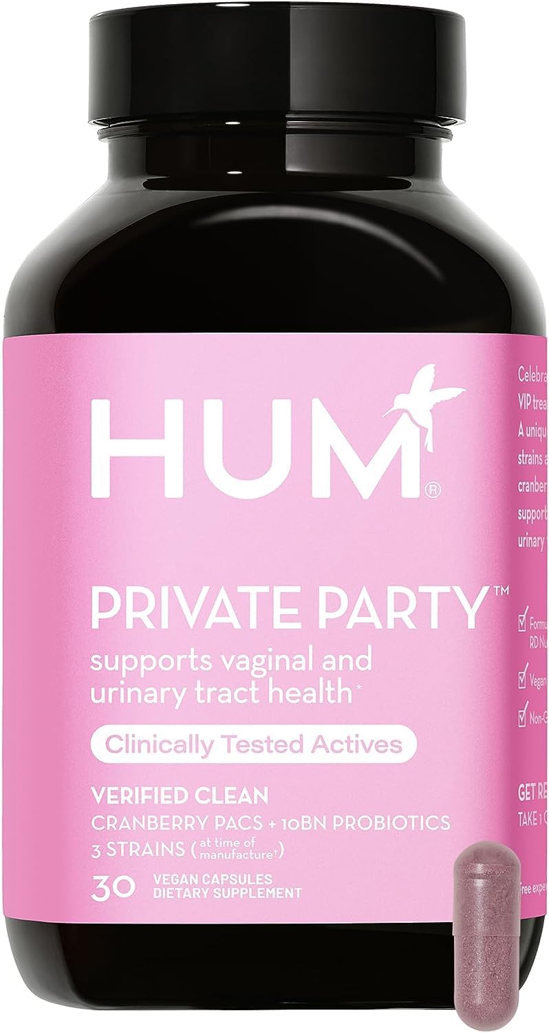 HUM Private Party Pills - Vaginal Probiotics for Women's Ph Balance with Cranberry HUM Au supplements