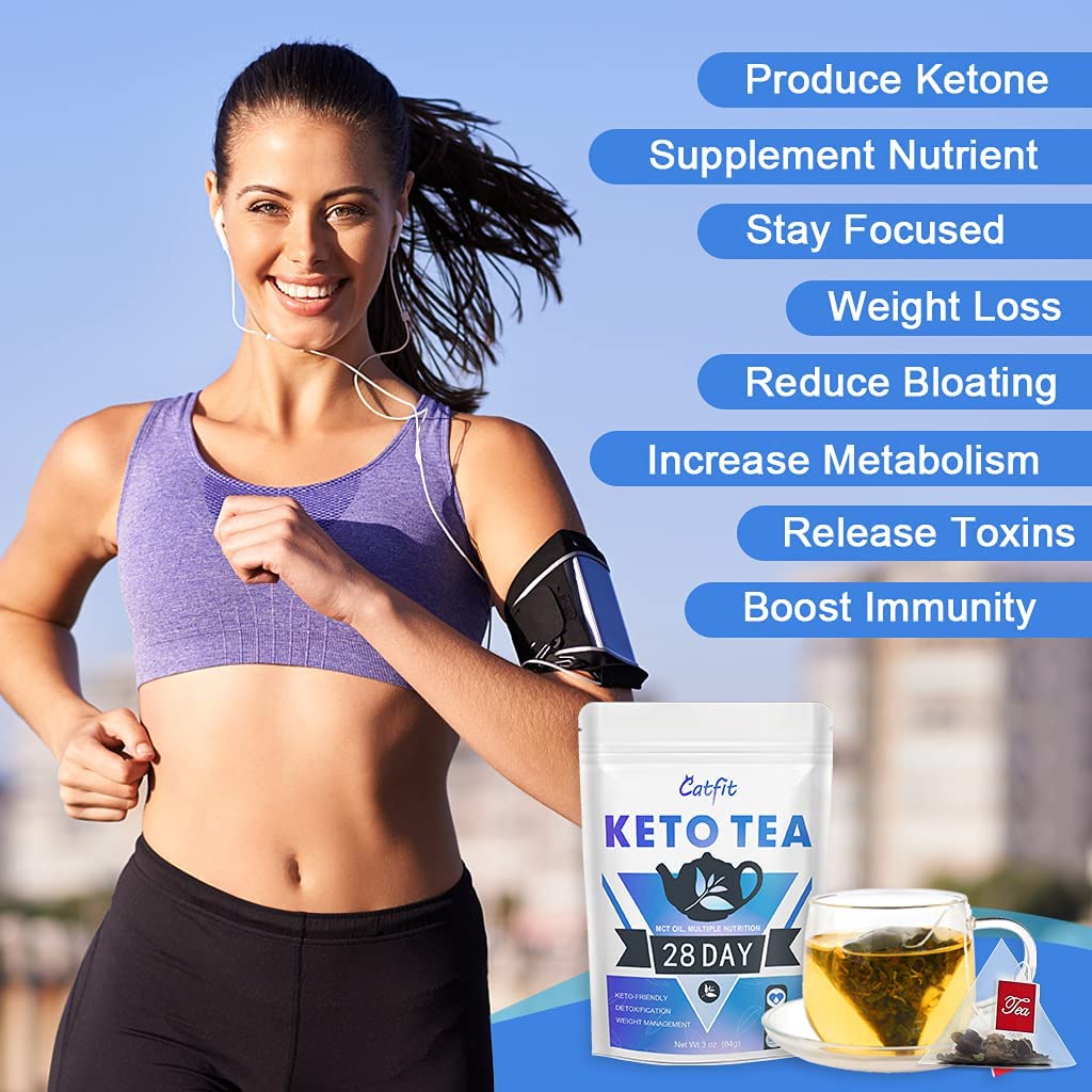 Catfit Keto Detox Tea for Belly Fat and Colon Cleanse - All Natural Detox and Cleanse Catfit Au supplements
