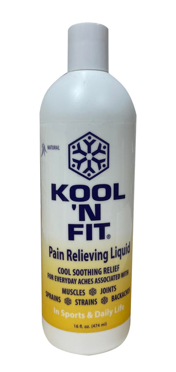 Kool N Fit Pain Relief Product (16oz) - Foot, Lower Back Pain Relief, Knee Pain Relief & More, Quickly Absorbed, Non-Greasy, Non-Staining, All Natural WINTER PLUM Au supplements